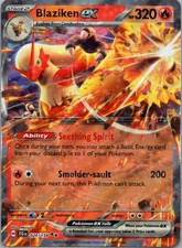 Pokemon TCG Blaziken ex 24 Journey Together Holofoil NM