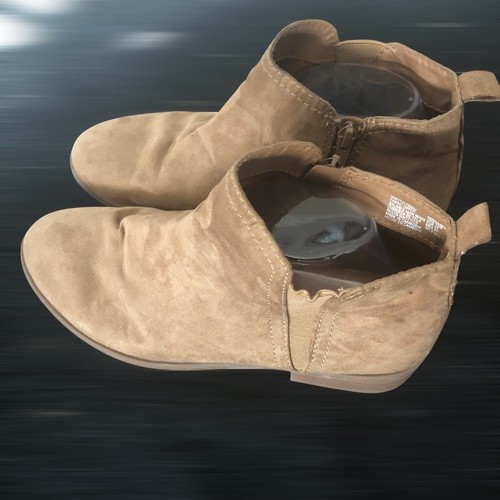 Time and Tru Damen-Stiefeletten braun Kunstleder Memory Foam Größe 10 W seitlicher Reißverschluss - Bild 4 von 7