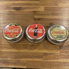 Three Vintage Coca Cola Candy Tins. Old But In Good Condition