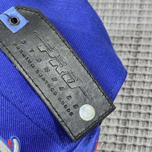 Philadelphia 76ers Pro Gorra Estándar Azul Rojo Ala de Cuero Genuino Premium - Imagen 5 de 12
