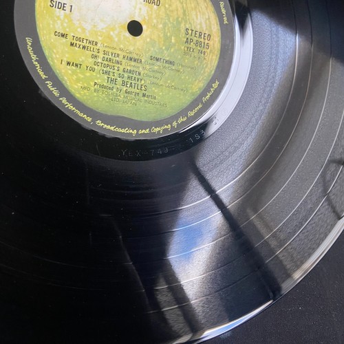 The Beatles Abbey Road 1969 Japanese Press Vinyl LP Obi Insert AP-8815 EXC - Picture 11 of 16