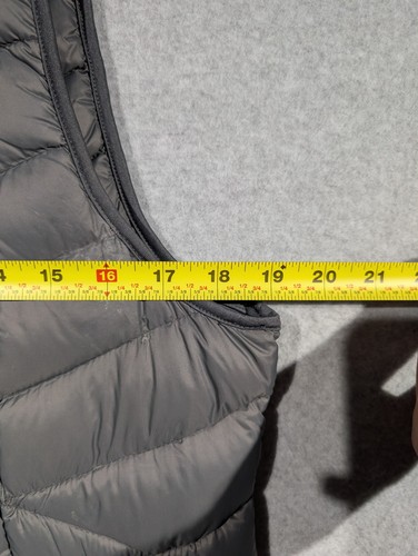 Neu mit Etikett Tangerine Damengröße Large schwarze gefütterte Weste verstaubar mit Tasche *kleiner Fehler* - Bild 12 von 13