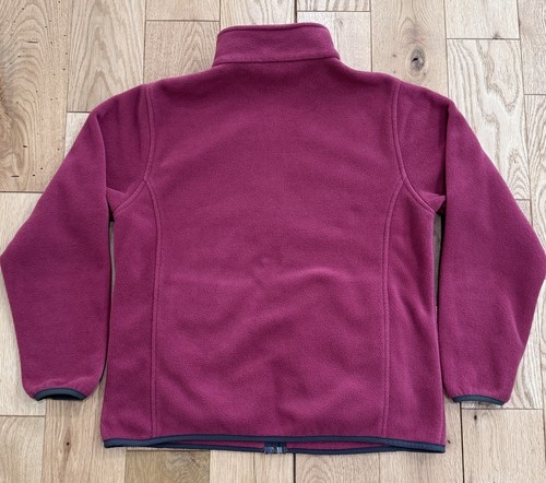 Woolrich Full Zip Fleece Jacket 15465 Women's Size Medium - Mulberry Rose - VTG - Picture 2 of 8
