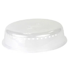 Classic Clear Microwave Cover 10 Inch, Splatter Guard for Food, Dishwasher Safe