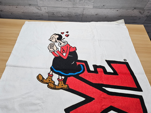 VTG 1996 POPEYE BEACH TOWEL - OLIVE OYL - NEW - Picture 5 of 7