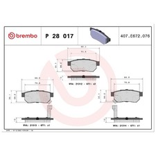 Satz Bremsbeläge Bremsklötze hinten für Honda Prelude 3 BA | 545750