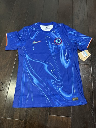 NWT Nike Chelsea FC 2024/25 Match Home Soccer Jersey Kit Size Medium FN8760-496 - Picture 2 of 8