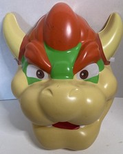 Adult King Koopa Bowser Super Mario Villain Halloween Plastic Costume Mask 2015!