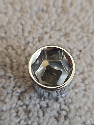 S-K 1/2" 6pt Shallow Socket 1/4" Drive SK 326 - Picture 3 of 4