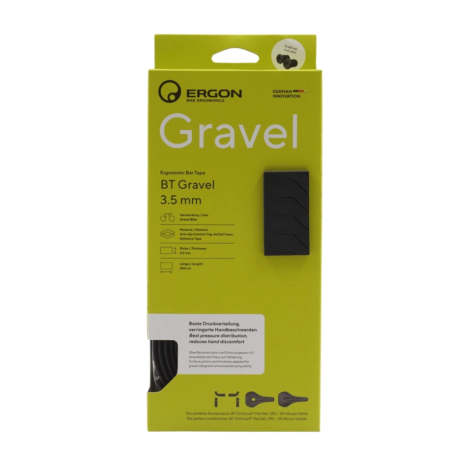 Ergon BT Gravel 3.5mm Thick Bike Handlebar Tape Anti-Slip Comfort Pik Your Color - Image 3 of 4