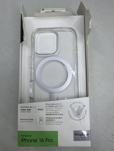 OtterBox For IPHONE 16 PRO Symmetry CLEAR CASE +  Premium Glass With MagSafe - Picture 1 of 4