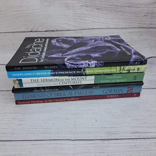 Lot Of 6 Religious Books The Didache Text, Translation, Analysis, and Commentary - Picture 14 of 16