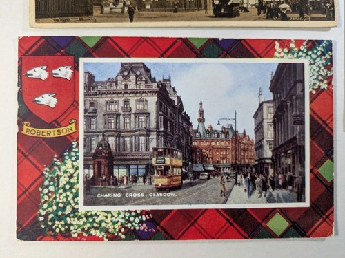 Vintage Antique Postcards Of Charing Cross Glasgow - Picture 3 of 5