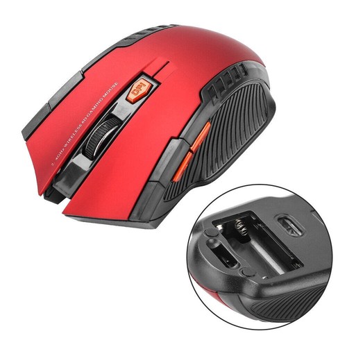 Pc Optical Wireless Mouse Laptop Cordless Usb Computer 2.4GHz Gaming Scroll Mice - Picture 22 of 27