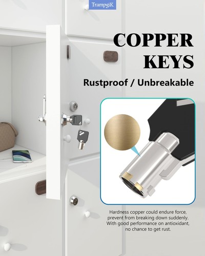 RV Storage Locks, 1 1/2” Camper Compartment Storage Door Locks with Keys, for... - Picture 4 of 9