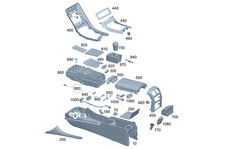 Genuine Mercedes-Benz Stowage Compartment Cap 206-680-67-03