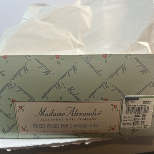 Madame Alexander Doll SWEET KISSES FOR GRANDMA #36155 8” Wendy; NEW IN BOX/TAGS - Picture 4 of 4