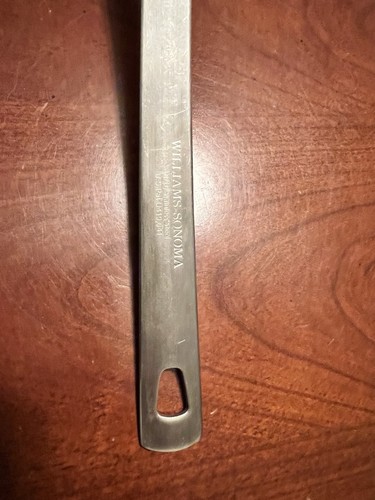 WILLIAMS SONOMA 18/10 Stainless Steel Heavy Duty CLASSIC LADLE - Picture 3 of 7