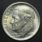 1950 S Roosevelt Dime - Uncirculated - Silver - 10C