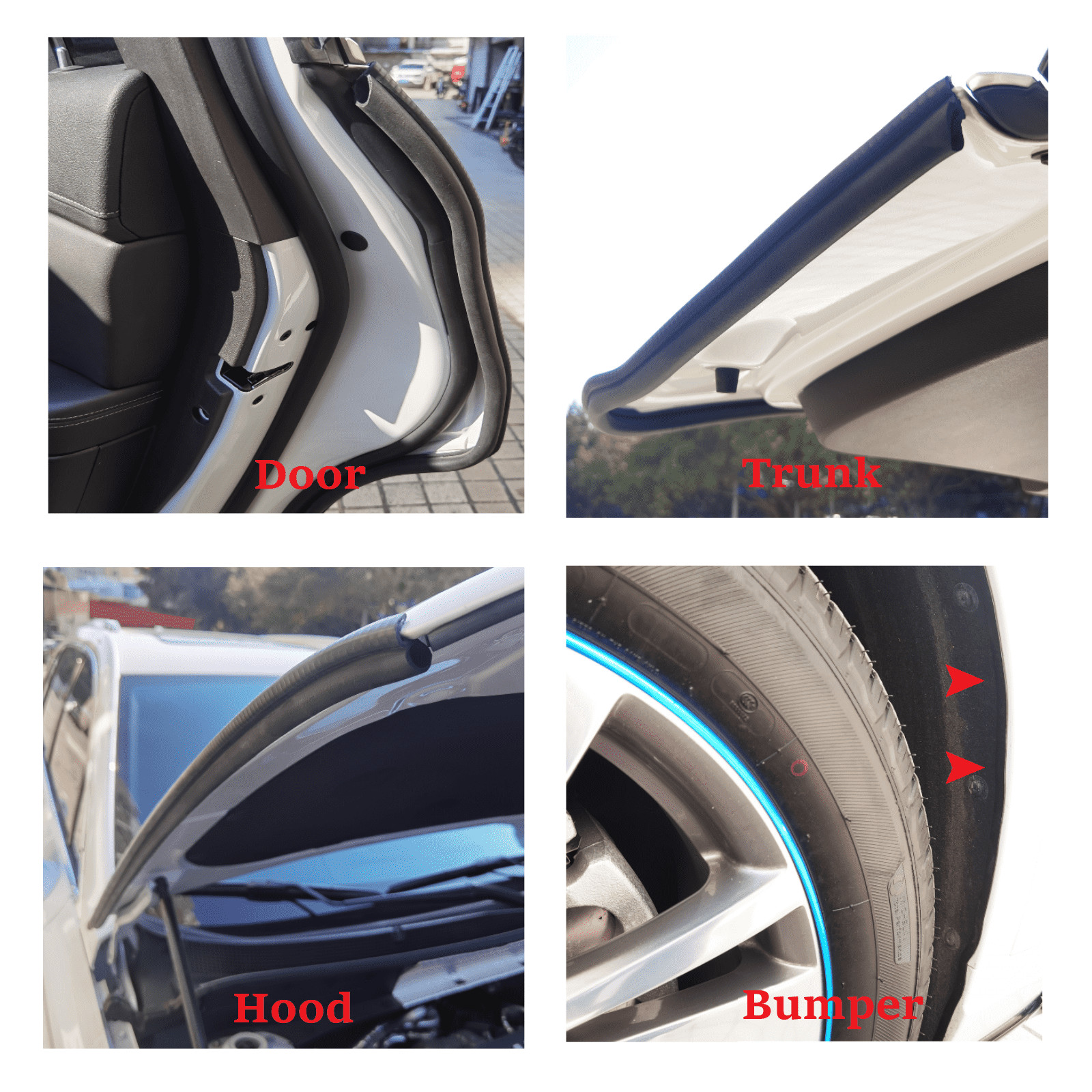 13FT U Shape Rubber Seal Weather Strip Door Edge Moulding Trim For Scion Models