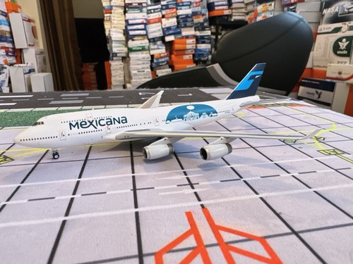 JC Wings 1:400 Mexicana Airlines B747-400 XA-SAML Mexico Diecast Custom Model - Picture 14 of 14