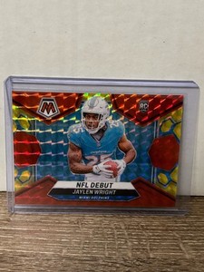 2024 Panini Mosaic - NFL Debut Jaylen Wright #280 Red Mosaic Prizm (RC)