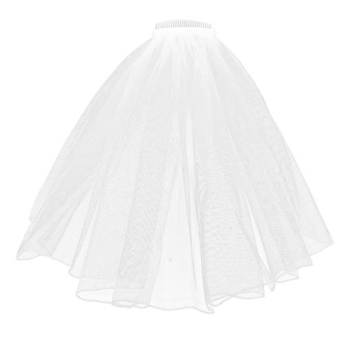 Velo corto tocado de novia elegante velo de boda para mujer - Imagen 8 de 12