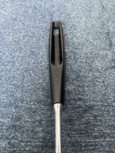 Vintage Ekco Spatula Slotted Chrome Plated Black Plastic Handle 13" Made In US - Picture 4 of 7
