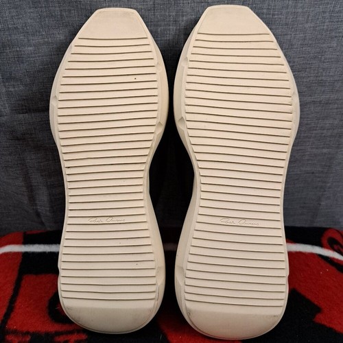 Rick Owens Geth Puffer Slide Black Leather Mainline Sandals Size 41 Women US 11 - Picture 6 of 16