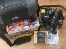 Nikon D3300 VR Bundle Kit w/18-55 & 55-200 Lens Includes Case & Accessories!!