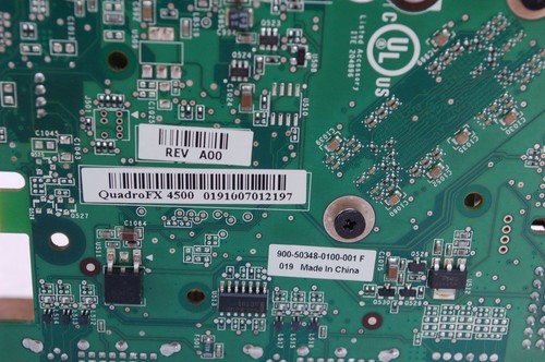 nVidia QuadroFX 4500 512 MB 2x DVI GDDR3 PCIe Video Graphics Card Rev. A00 - Picture 8 of 10