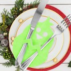 8Pcs Easter Tableware Bag Cutlery Holder Fork Cutter Bag Festival Cutlery Bags