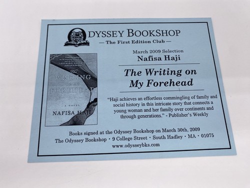 Nafisa Haji / The Writing on My Forehead Signed 1st Edition 2009 - Bild 11 von 11