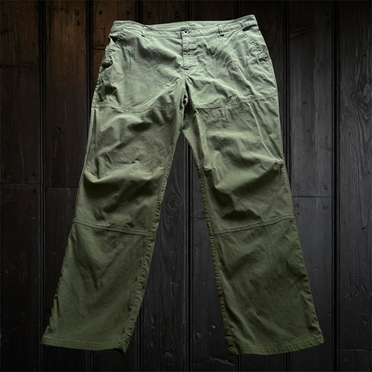 Mountain Hardwear Mens Technical AP Pants 42/32 (42x30) Olive Green Hike Stretch