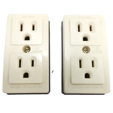 2PK National WK3004K Dual Receptacle 15A 125V Made in Japan
