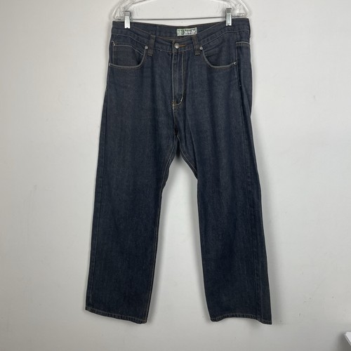 Vintage Y2K Soulja Baggy Hip Hop Skater Grunge Jeans Vintage Herren 36x32 bestickt - Bild 2 von 13