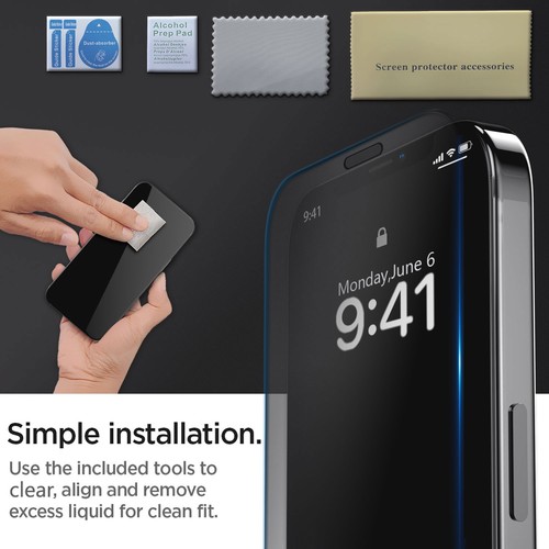 For iPhone 11 Pro Max/11 Pro/11 Clear Full Cover Tempered Glass Screen Protector - Picture 25 of 25