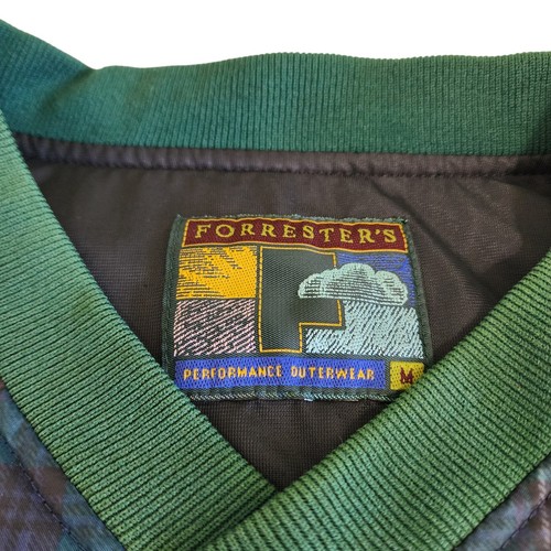 Forresters Outerwear Mens Tartan Plaid Windbreaker Pullover Jacket Size Medium - Picture 6 of 11