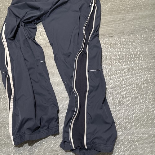 Vintage Abercrombie & Fitch Pants Track Windbreaker Blue Mens XL Y2K Lined Zip - Picture 5 of 18