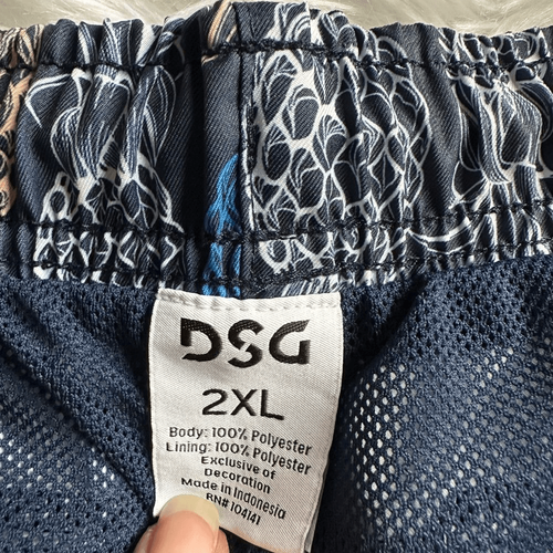 DSG Lifestyle Shorts Training Athletic Pineapple Loose Fit Swim New Mens Size 2X - Picture 11 of 11