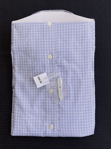 Joseph Abboud Non-Iron Classic Fit Egyptian Cotton Dress Shirt  18.5 - 34/35 - Picture 4 of 7