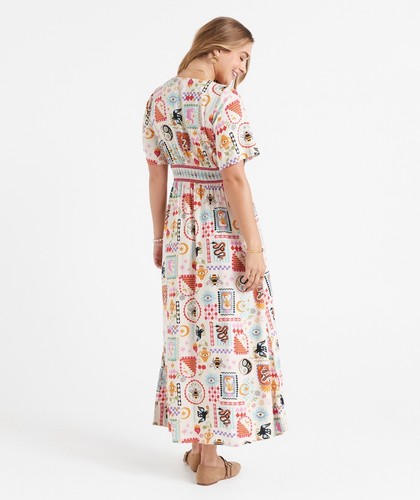 Sportsgirl Kristine Button Down Midi Dress Sz 8 Bnwt Casual Girly Beach Day - Bild 2 von 22
