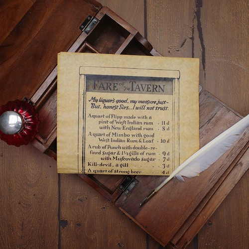 Old West Pub Fare Tavern Menu Parchment Paper Poster Bar Room Sign Western Decor - Picture 4 of 4