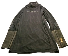 Warroad Hockey Men's Tilo Pro Black Wrist & Neck Cut Protection Top Size Small 