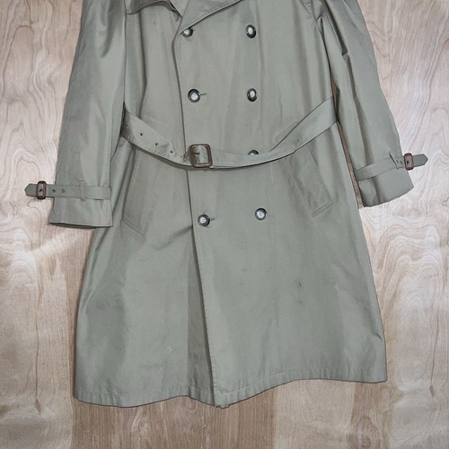VINTAGE BROOKS BROTHERS FODERATO TRENCH COAT GIACCA DI DESIGN 38 CORTO - Foto 8 di 18