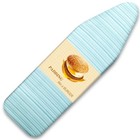 18"x49" Ironing Board Cover for Mom – Green Stripes, Thick Padding with Bonge...
