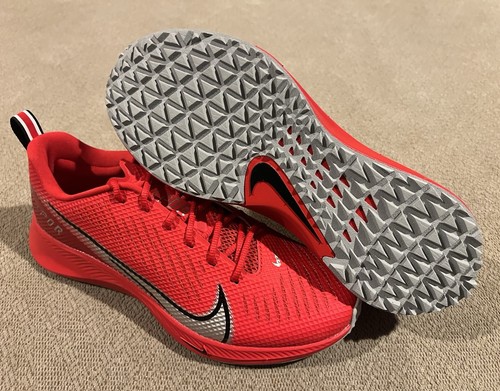 Nike Vapor Edge Turf Ohio State PE Red Football Shoes Mens Size 8 CV1672-602 - Picture 8 of 12