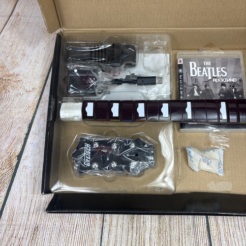 The Beatles Rockband Wireless Gretsch Duo-Jet Guitar Controller For PS3 Complete - Picture 6 of 12