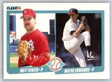 1990 Fleer #652 Matt Kinzer / Wayne Edwards Rookie