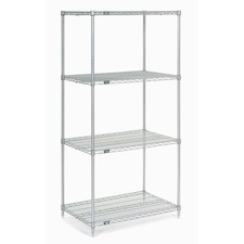 Nexel 14308C Nexel Chrome Wire Shelving 30"W X 14"D x 86"H